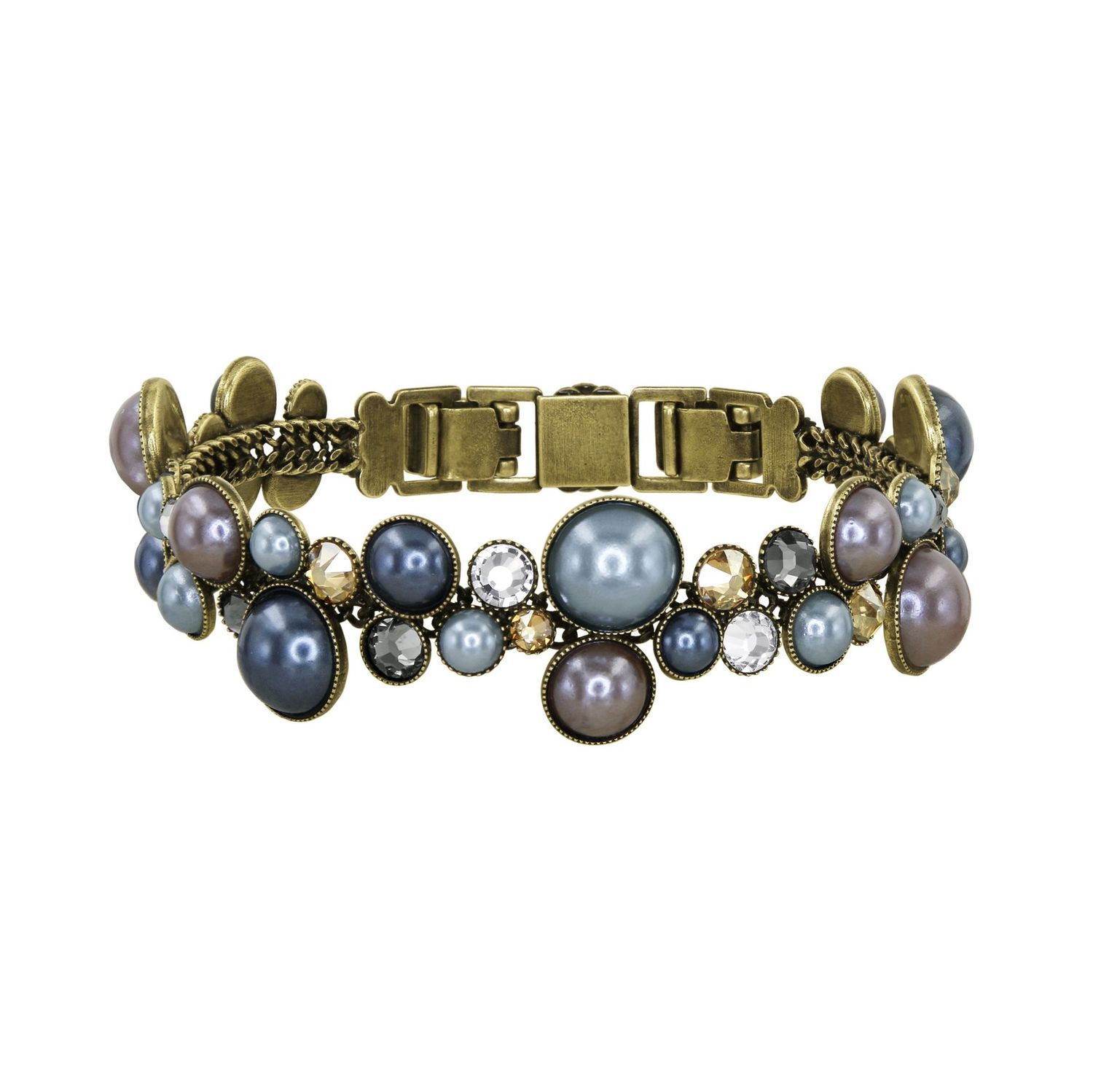 Konplott Armband Konplott Armband "Bubble Cascade" braun / grau