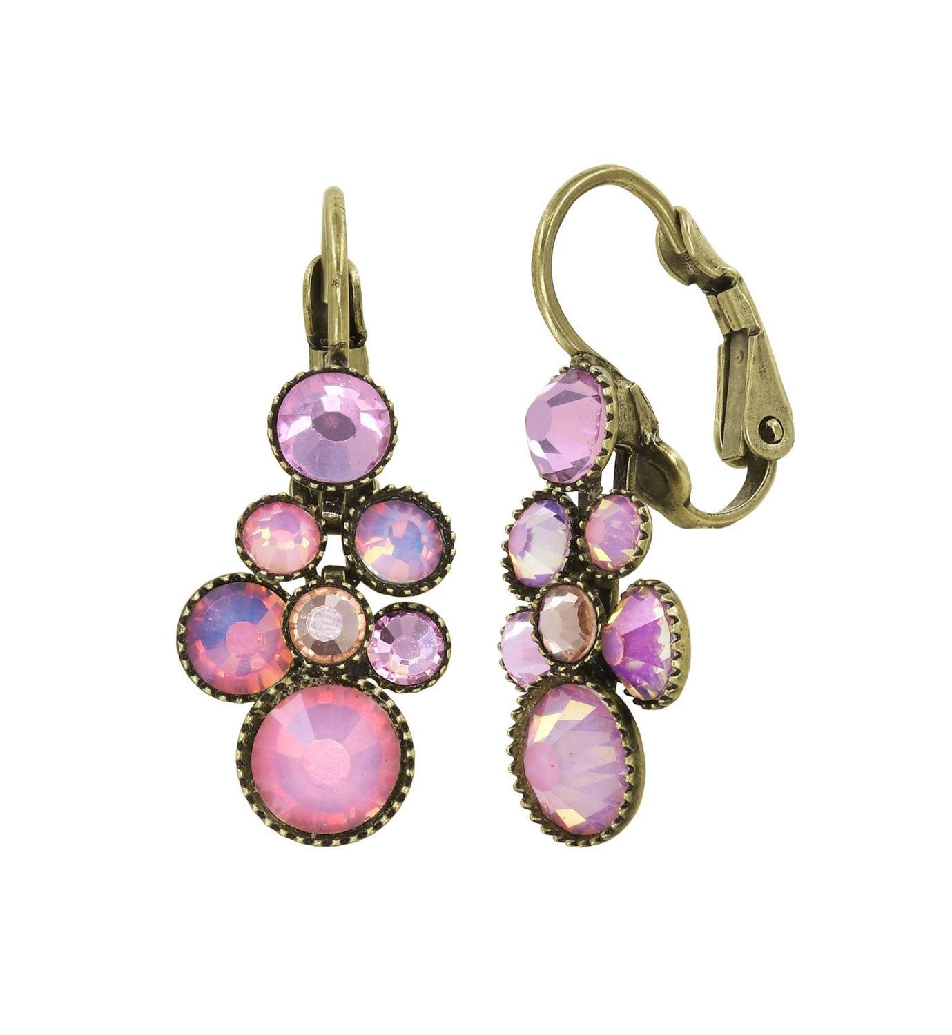 ​Konplott Ohrringe "Water Cascade" pink (rose)