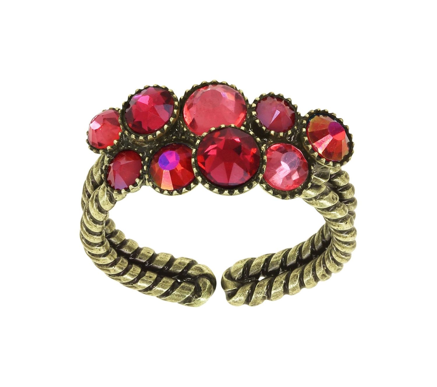 Konplott Ring Konplott Ring "Water Cascade" red