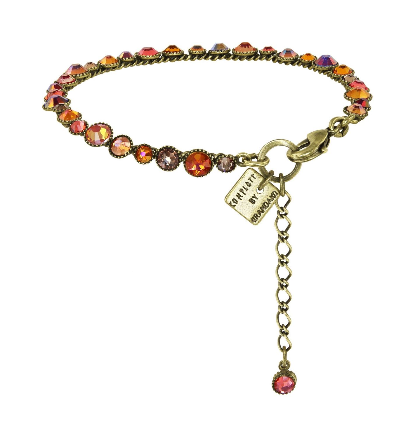Konplott Armband Konplott Armband "Water Cascade" orange