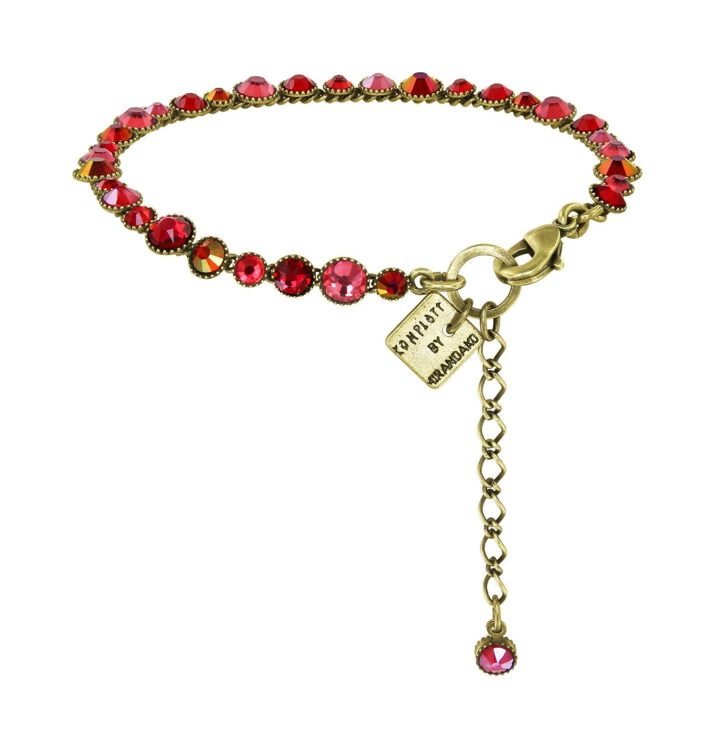Konplott Armband Konplott Armband "Water Cascade" red