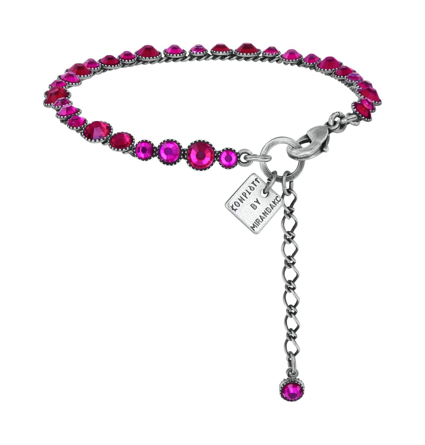 ​Konplott Armband "Water Cascade" dark rose