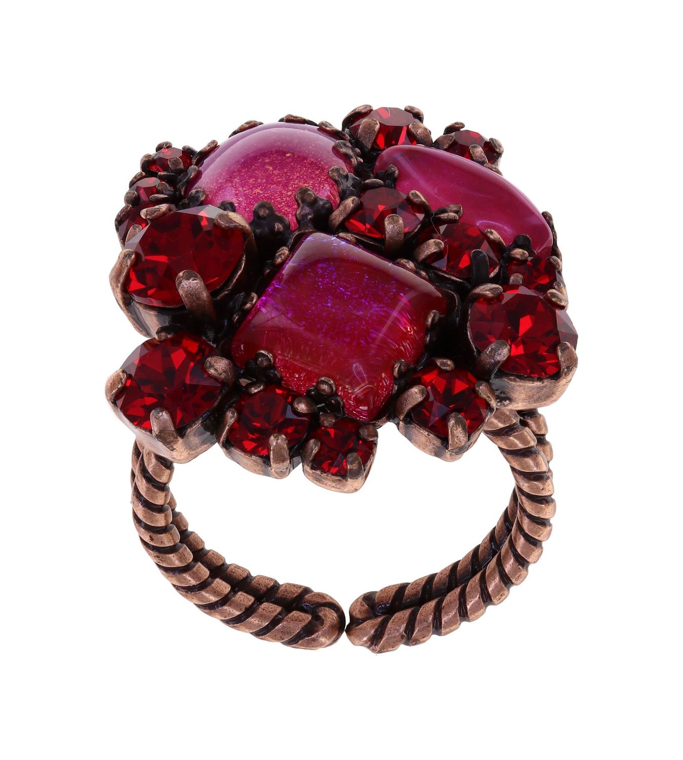 Konplott Ring Konplott Ring "Jelly Star" rot