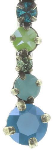 Konplott Kette LANG "Ballroom Classic Glam"grün/blau