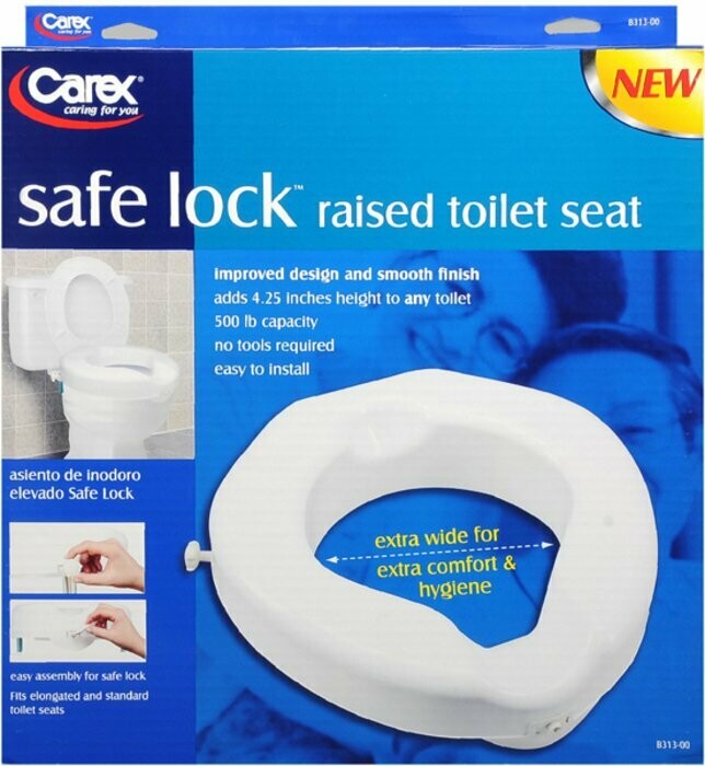 Carex Raised Toilet Seat