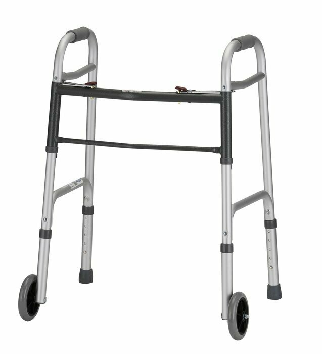 Nova Foldable Walker with 5in Wheels