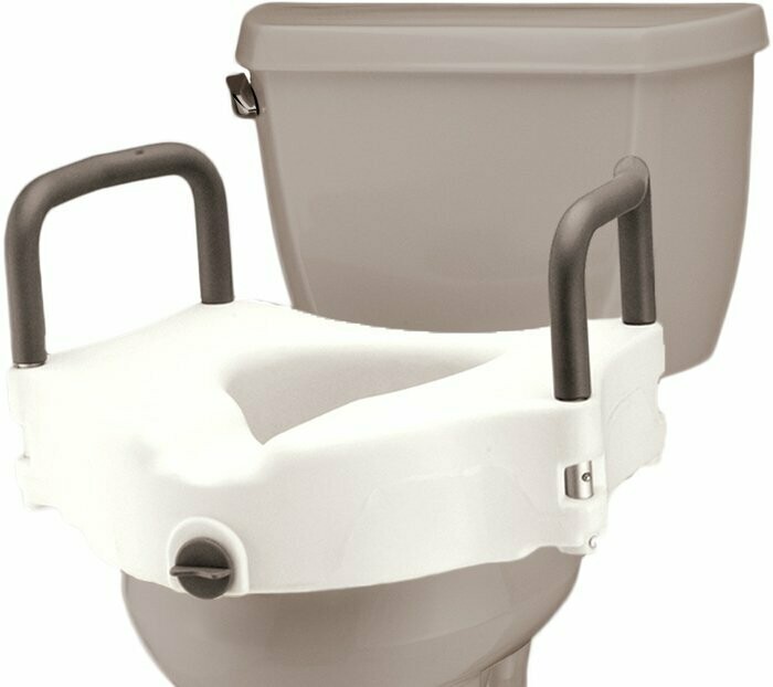 Nova Raised Toilet Seat with 5in Arm Rest