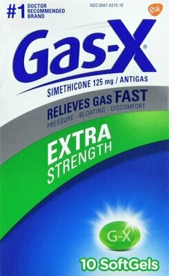 Gas-X Extra Strength Softgel 10ct