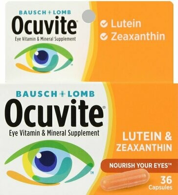 Thuốc bổ mắt, Ocuvite Multi Vitamin Capsule 36ct