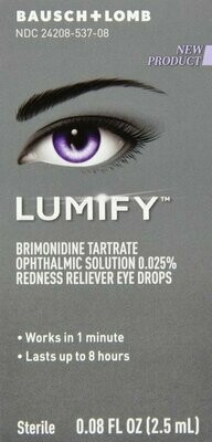 Thuốc nhỏ mắt, Lumify Redness Relief Eyedrops 2.5ml