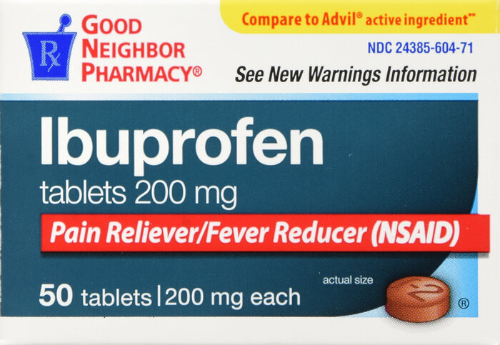 Thuốc giảm đau, GNP Ibuprofen tablets 200mg