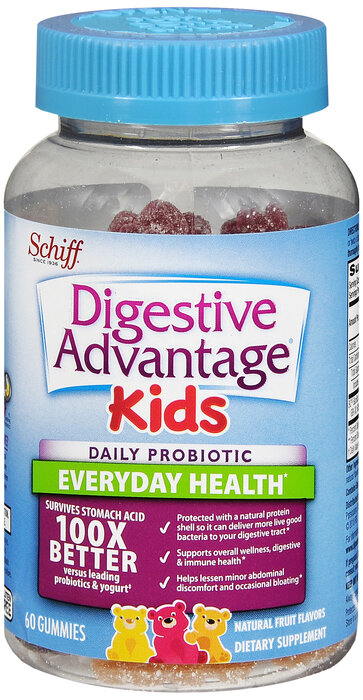 Men vi sinh cho bé, Digestive Advantage Kids Probiotic Gummies 60ct