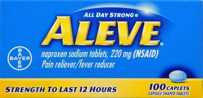 Viên giảm đau hạ sốt Aleve Caplets, 100ct