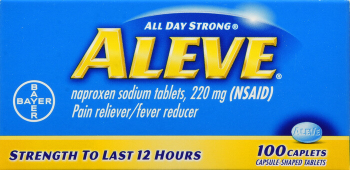 Viên giảm đau hạ sốt Aleve Caplets, 100ct