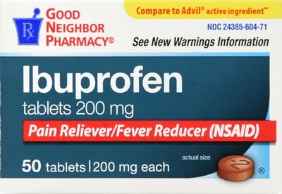 Thuốc giảm đau, GNP Ibuprofen tablets 200mg