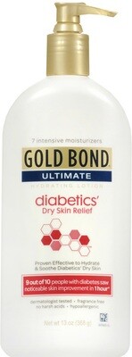 Kem dưỡng da khô, Gold Bond Ultimate Diabetics’ Dry Skin Relief Lotion, 13oz