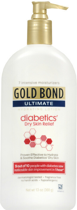 Kem dưỡng da khô, Gold Bond Ultimate Diabetics’ Dry Skin Relief Lotion, 13oz