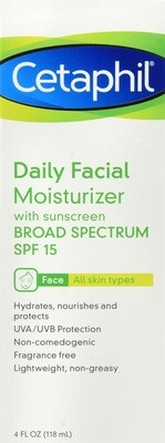 Dưỡng ẩm chống nắng cho da mặt, Cetaphil Face Moisturizer Lotion SPF15 4oz