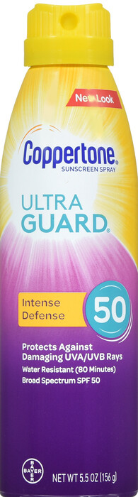 Kem chống nắng Coppertone UltraGUARD Spray Clear SPF50 5.5oz