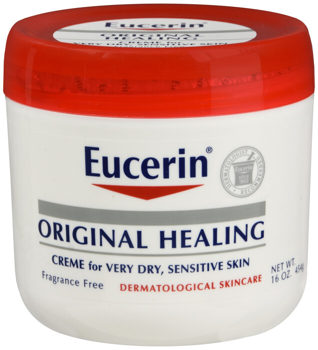 Kem dành cho da khô không hương thơm Eucerin Original Healing Crème Fragrance Free 16oz