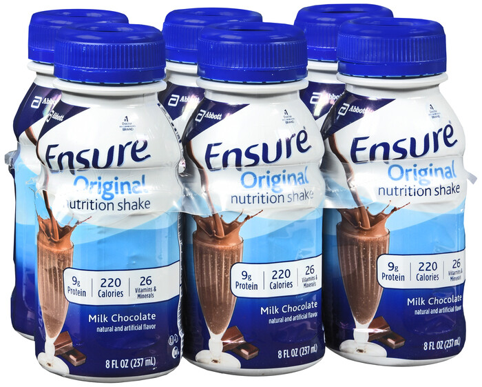 Sữa Ensure sô cô la, Ensure Liquid 6x8oz (CHOCOLATE)