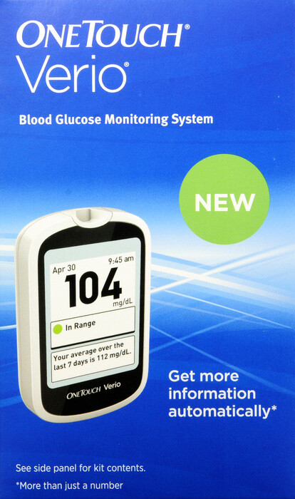 Máy thử tiểu đường, One Touch Verio Blood Glucose Monitoring System