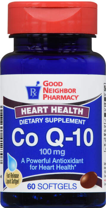 Viên uống bổ sung CoQ10 cho tim, GNP COQ10 100mg Soft Gels 60ct