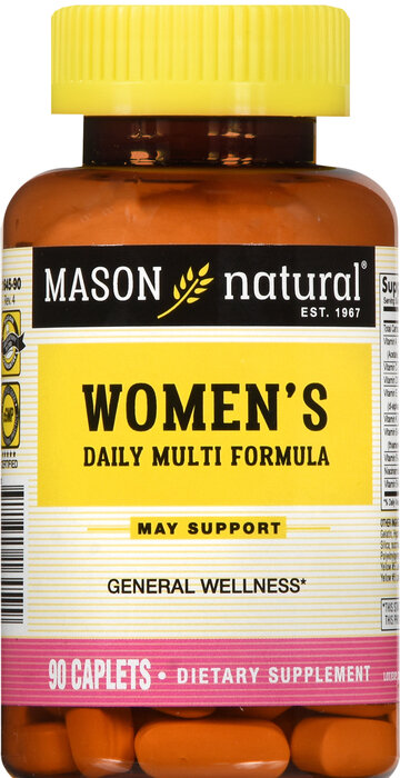 Bổ sung Vitamin cho phụ nữ, Mason natural Women's Daily Caplet 30ct