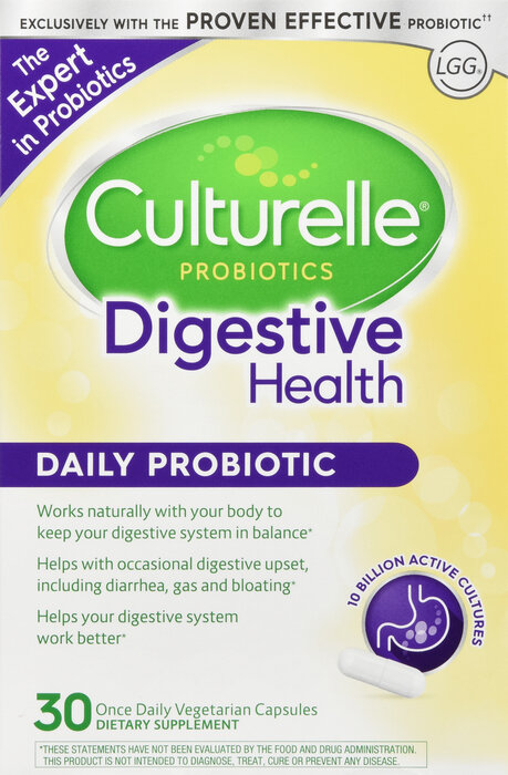 Viên uống hỗ trợ hệ tiêu hóa từ, Culturelle Digestive Health Capsule 30ct