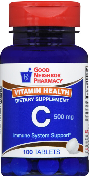 Viên uống bổ sung vitamin C, GNP Vitamin C 500mg Tablet 100ct
