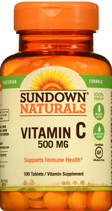 Viên uống bổ sung vitamin C, Sundown Vitamin C 500mg Tablet 100ct