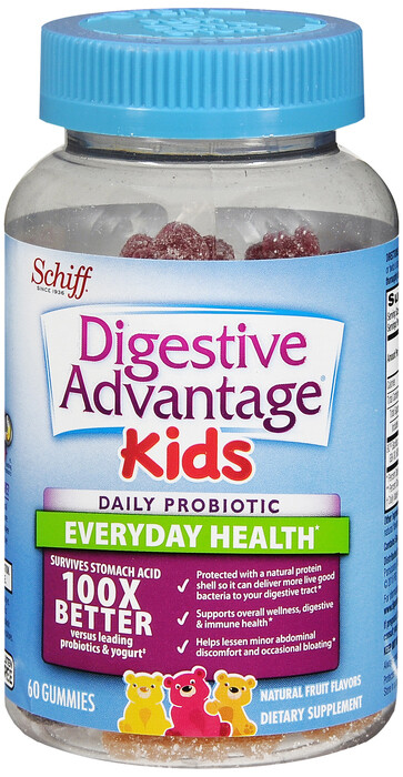 Men vi sinh cho bé, Digestive Advantage Kids Probiotic Gummies 60ct