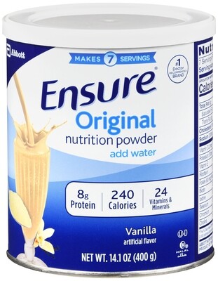 Sữa bột Ensure hương Vani, Ensure Powder Original Vanilla