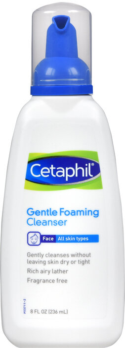 Sữa rửa mặt tạo bọt cho mọi loại, Cetaphil Foaming Facial Cleanser 8oz
