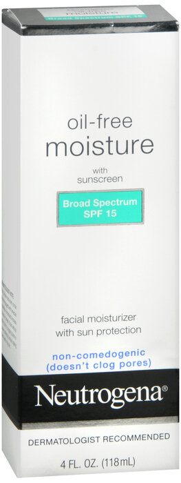 Kem dưỡng da + kem chống nắng, Neutrogena Oil-Free Moisturizer SPF15 4oz