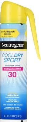 Xịt chống nắng, Neutrogena Cool Dry Sport Spray SPF 30 5oz