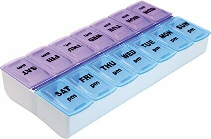 Pill Organizer Twice-a-Day Weekly