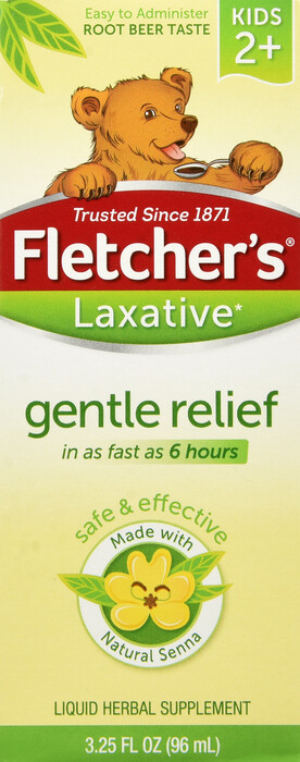 Hỗ trợ nhuận tràng táo bón cho trẻ em, Fletchers Kids Laxative 3.25oz