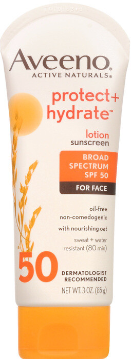 Kem chống nắng, Aveeno Protect & Hydrate SPF50 Face Lotion