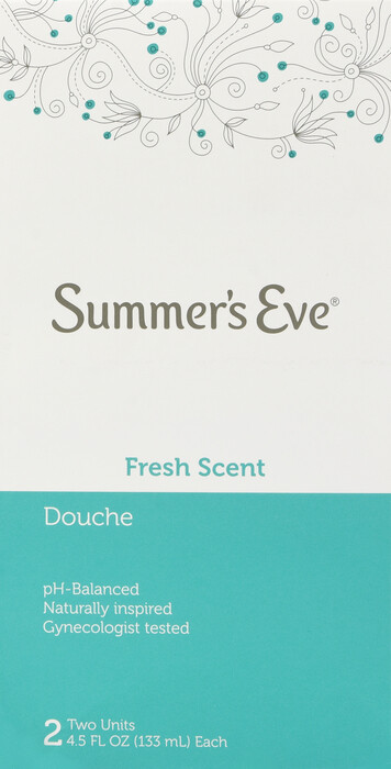 Summer's Eve Douche Fresh Scent 2x4.5oz