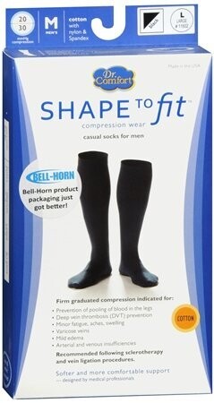 Vớ Nam Black 20-30mmHg (Size M, L, XL)