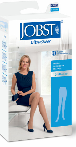 vớ phụ nữ 8-15mmHg cao den đầu gối màu Natural (Size S,M,L)