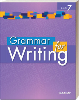 SEPTIMO - GRAMMAR FOR WRITING LEVEL PURPLE GRADE 7 - SOFTCOVER - SADL - 14 - ISBN 9781421711171