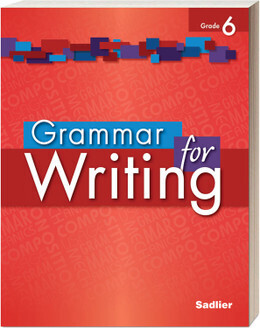 SEXTO - GRAMMAR FOR WRITING LEVEL RED GRADE 6 - SOFTCOVER - SADL - 14 - ISBN 9781421711164