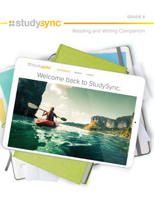OCTAVO - STUDYSYNC READING AND WRITING COMPANION GRADE 8 BOOK AND 1-YEAR SUBSCRIPTION SOFTCOVER - MGH - 21 - ISBN 9780077036812