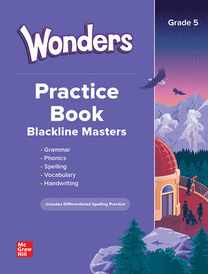 QUINTO - WONDERS GRADE 5 PRACTICE BOOK - MGH - 23 - ISBN 9781265812980
