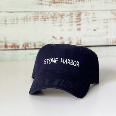 Stone Harbor Baseball Hat - Navy