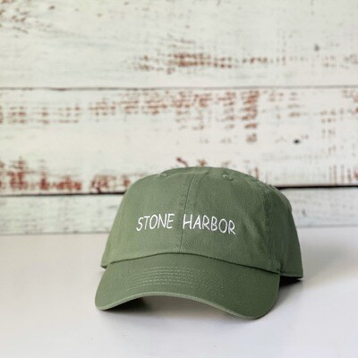 Stone Harbor Baseball Hat - Green Tea
