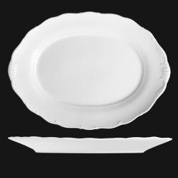VERONA / Assiette ovale 32,2 cm