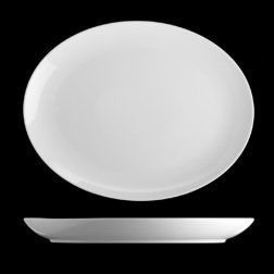 ISABELLE COUP. Assiette ovale 32 cm
